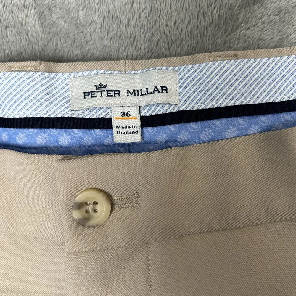 Peter Millar George Mason University Shorts Color Khaki Beige Men's‎ Size 36